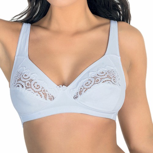 Reggiseno Aris Lucia In Pizzo, Elasticizzato Senza Ferretto, In Microfibra 