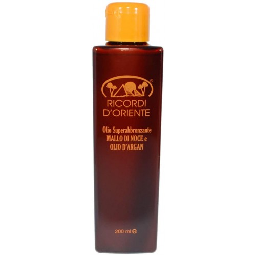 Ricordi d'oriente - Olio super abbronzante al mallo di noce a olio d'argan - 200 ml