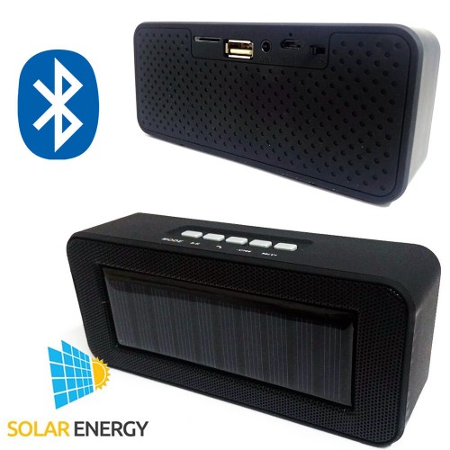  Cassa bluetooth ricaricabile ad energia solare speaker  con radio fm inclusa