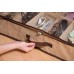 Organizer 12 scomparti in tessuto con copertura trasparente - per scarpe, cinture, ed altri accessori