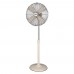 Ventilatore a Piantana a Pale Oscillante Vintage Crema o Bronzo