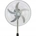 Ventilatore 40 cm A Piantana Da Pavimento Oscillante 5 Pale in Metallo 3 Velocità 50w