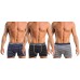 3 Packs Boxer Da Uomo Aris Fantasia a Righe Colori Assortiti In Cotone 