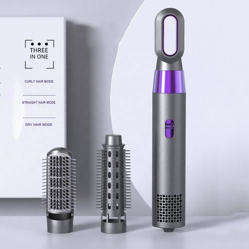 Asciugacapelli professionale 3 In 1 spazzola ad aria calda 800w  per lo Styling, idrata, ripara i capelli danneggiati 