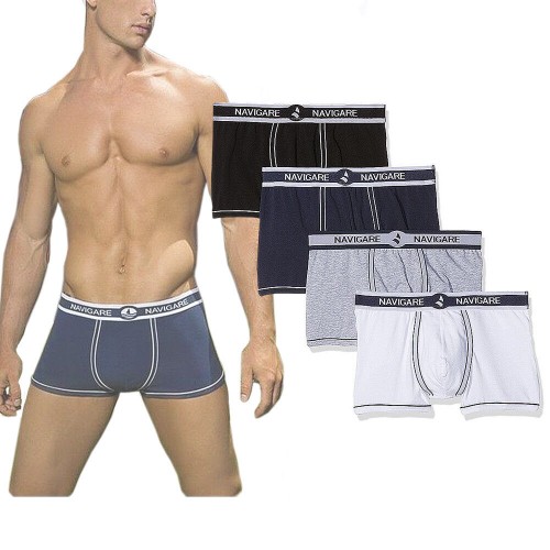 Box Navigare Intimo Per Uomo In Cotone Elasticizzato, Varie Taglie e Colori 