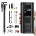 Compressore Portatile Gonfiatore Auto Moto Bici Con Torcia Led E Funzione Power Bank