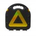Kit compressore di aria con triangolo di emergenza e valigetta 12v 