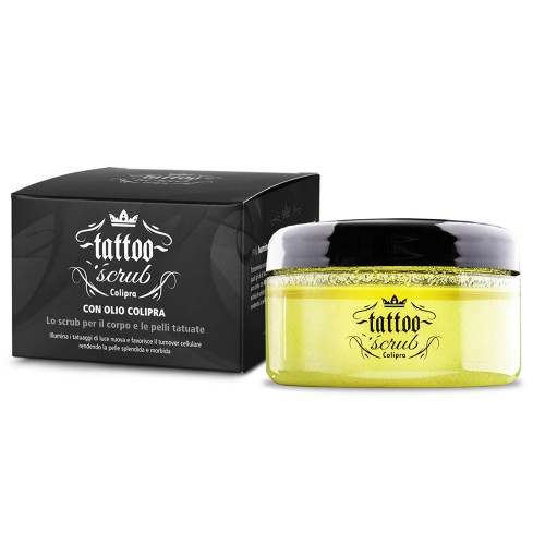 Tattoo Scrub Corpo Con Olio Di Colipra Per Pelli Tatuate Face Complex 300ml