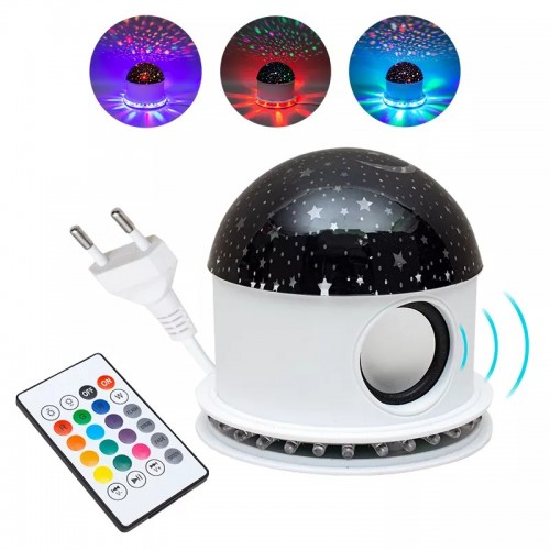 Lampada Proiettore di Stelle altoparlante Bluetooth 