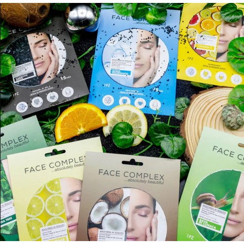 Kit maschere in tessuto 7 pz - Face Complex