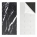 Pannelli da parete adesivi effetto marmo 60x30cm - beige bianco o nero 10 o 20 pezzi