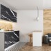Pannelli da parete adesivi effetto marmo 60x30cm - beige bianco o nero 10 o 20 pezzi