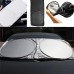 Parasole per automobile richiudibile 140x65cm proteggi la tua auto dal sole