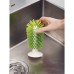 Spazzola verticale per pulizia bicchieri e altri utensili in vetro Brush-Up con ventosa
