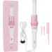 Vivid Vogue Ferro arricciacapelli professionale, automatico in ceramica bianco e rosa