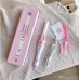 Vivid Vogue Ferro arricciacapelli professionale, automatico in ceramica bianco e rosa