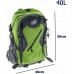 Zaino da hiking trekking sportivo 40L per viaggio mare montagna campeggio escursionismo zainetto leggero