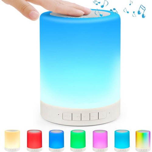 Lampada Speaker Audio Bluetooth Led Multicolor