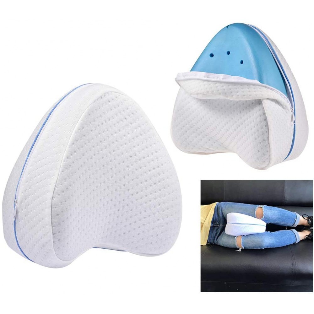 cuscino in memory foam per gambe supporto posizione corretta