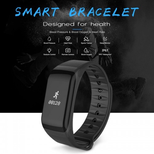 Orologio Sport digitale Smart Health SP1 braccialetto fitness frequenza cardiaca e pedometro