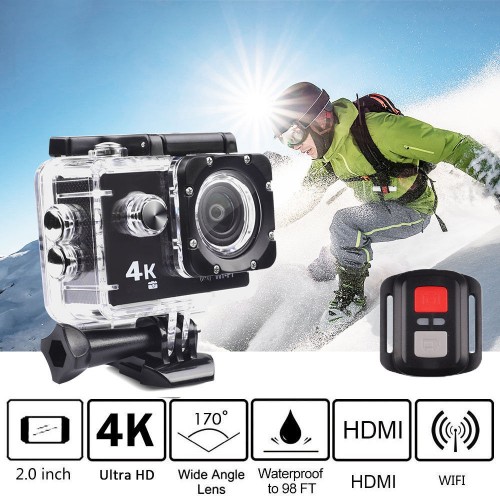 Mini Videocamera Waterproof 4k Action Camera Sport Snowboard Hobby Moto Casco