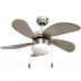 Ventilatore Da Soffitto 5 Pale Silver Zephir Zfs576s