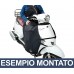 Telo Coprigambe Felpato Universale per Scooter e Moto, Regolabile Impermeabile e Antivento (Modello A)