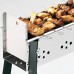 Ferraboli Cuocispiedini A Carbonella Griglia In Acciaio Cromato 65cm Modello - 0230