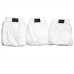 3X Boxer Classico a Fondo Chiaro Intimo Uomo Aperto Davanti con Bottoncino Novenove 100% Cotone