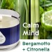 2x Glade Aromatherapy Candele Profumate, Fragranza Calm Mind Bergamotto e Citronella, Confezione da 2 Candele da 260 gr