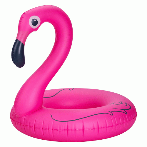  Fenicottero Rosa Gonfiabile 120 CM Gommone Flamingo in PVC 