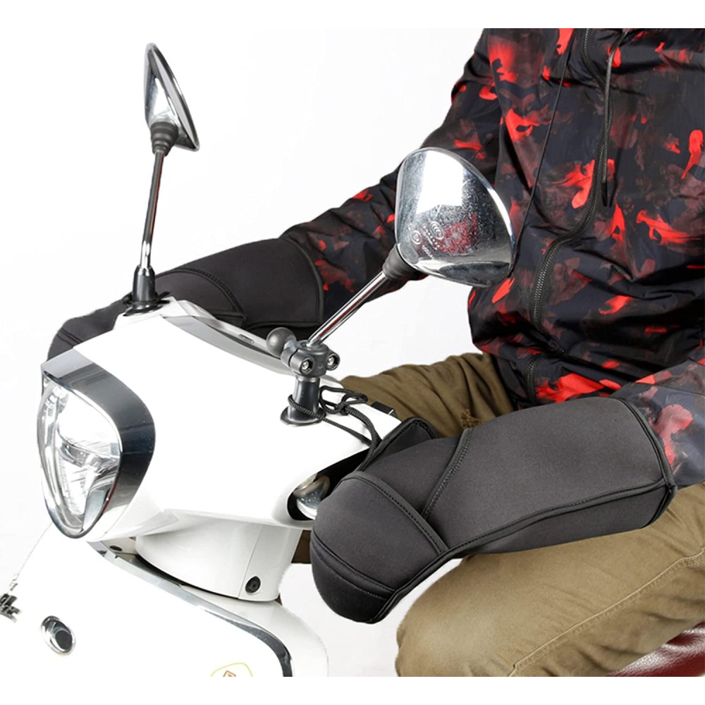 Coprimano-Guanti-da-Manubrio-per-Moto-in-Neoprene-Scaldamani-da