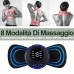 Mini Elettrostimolatore Multiuso per massaggi con fratture e dolori muscolari 