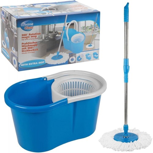 Torbellino Fregar 360°: Set Mocio Rotante con Secchio Torbellino Fregar 360°: Set Mocio Rotante con Secchio