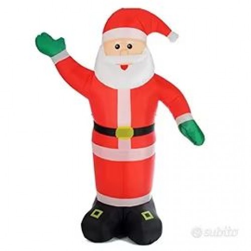 Babbo Natale Gonfiabile Gigante di 120 cm