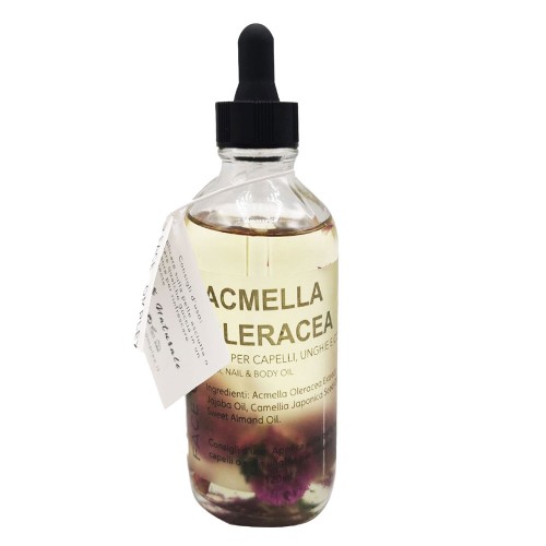 Olio Con Petali Naturali Acmella Olerace, Per Capelli Unghie E Corpo Face Complex 120ml