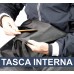 Telo Coprigambe Felpato Universale per Scooter e Moto, Regolabile Impermeabile e Antivento (Modello B)