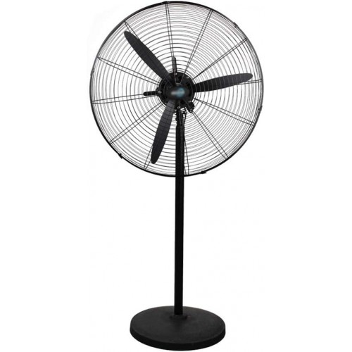 Ventilatore industriale Da Pavimento 75cm con piantana In Metallo 3 Livelli di Velocità Ventilatore industriale Da Pavimento 75cm con piantana In Metallo 3 Livelli di Velocità