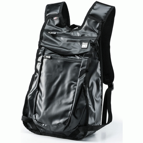 Blauer Zaino Tecnico Parachute Moto in PVC Nero Con Cinghia di Sicurezza